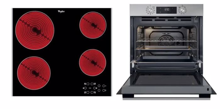 Set Fournos & Estia Whirlpool OMK58RU1X & AKT 8090 LX